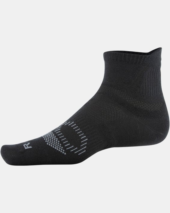 Unisex UA RUSH™ Quarter Socks, Black, pdpMainDesktop image number 1